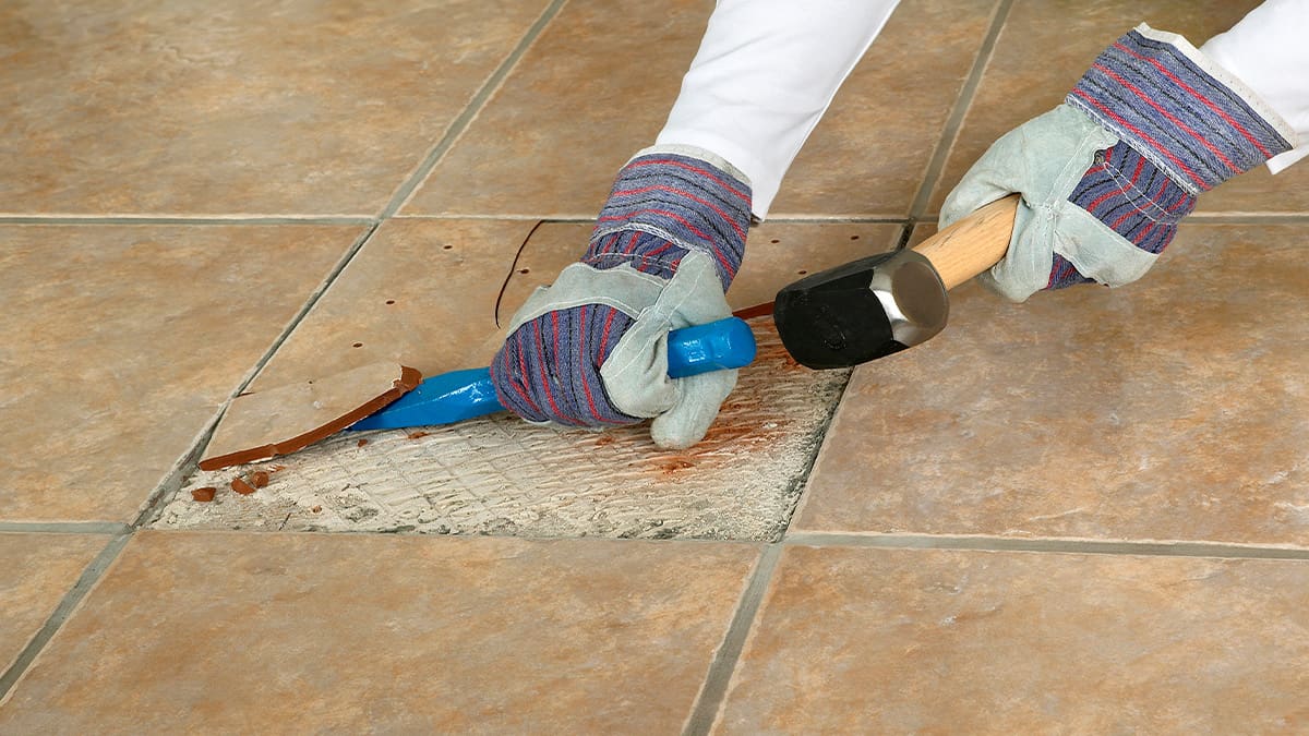 How To Remove Tiles From a Concrete Floor (with Tips)