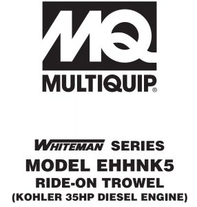 Whiteman Ride On Trowels