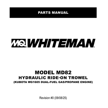 Whiteman Ride On Trowels